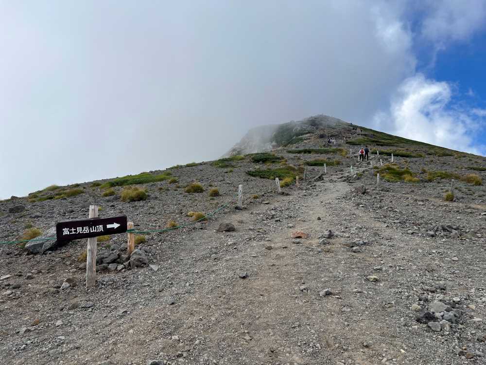 富士見岳登山口